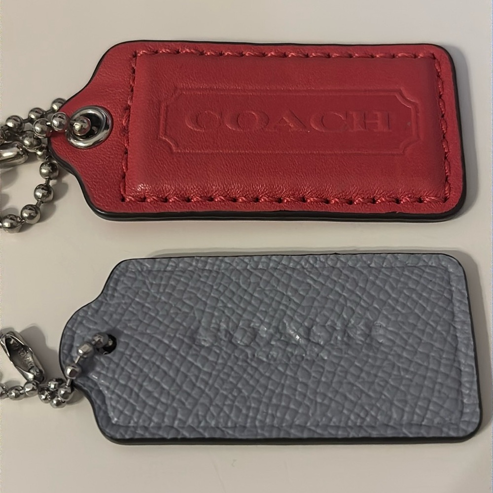Coach Keychain Tags